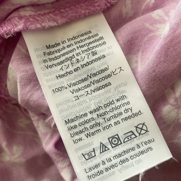 J Crew Ruffle-front mini dress in soft rayon bubblegum floral Size 4 - Picture 11 of 14